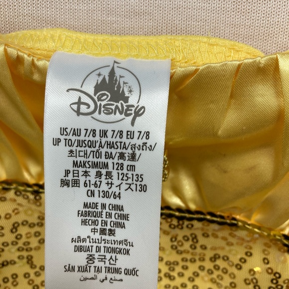 Disney Yellow Princess Belle girls Kids Costume - Picture 6 of 10